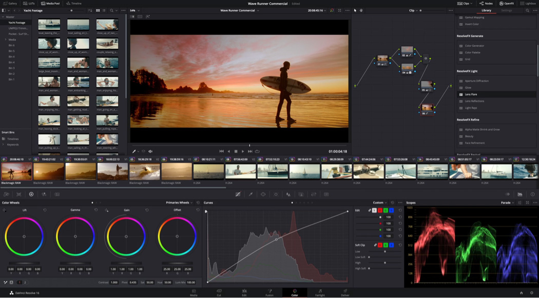 DaVinci Resolve 21 screenshot
